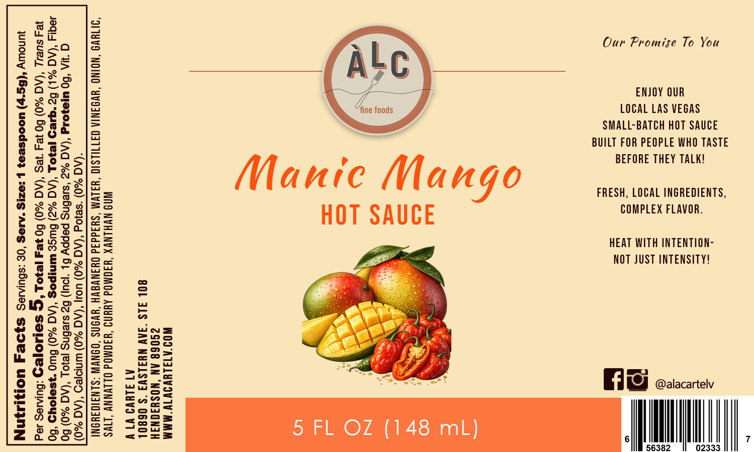 Manic Mango Hot Sauce