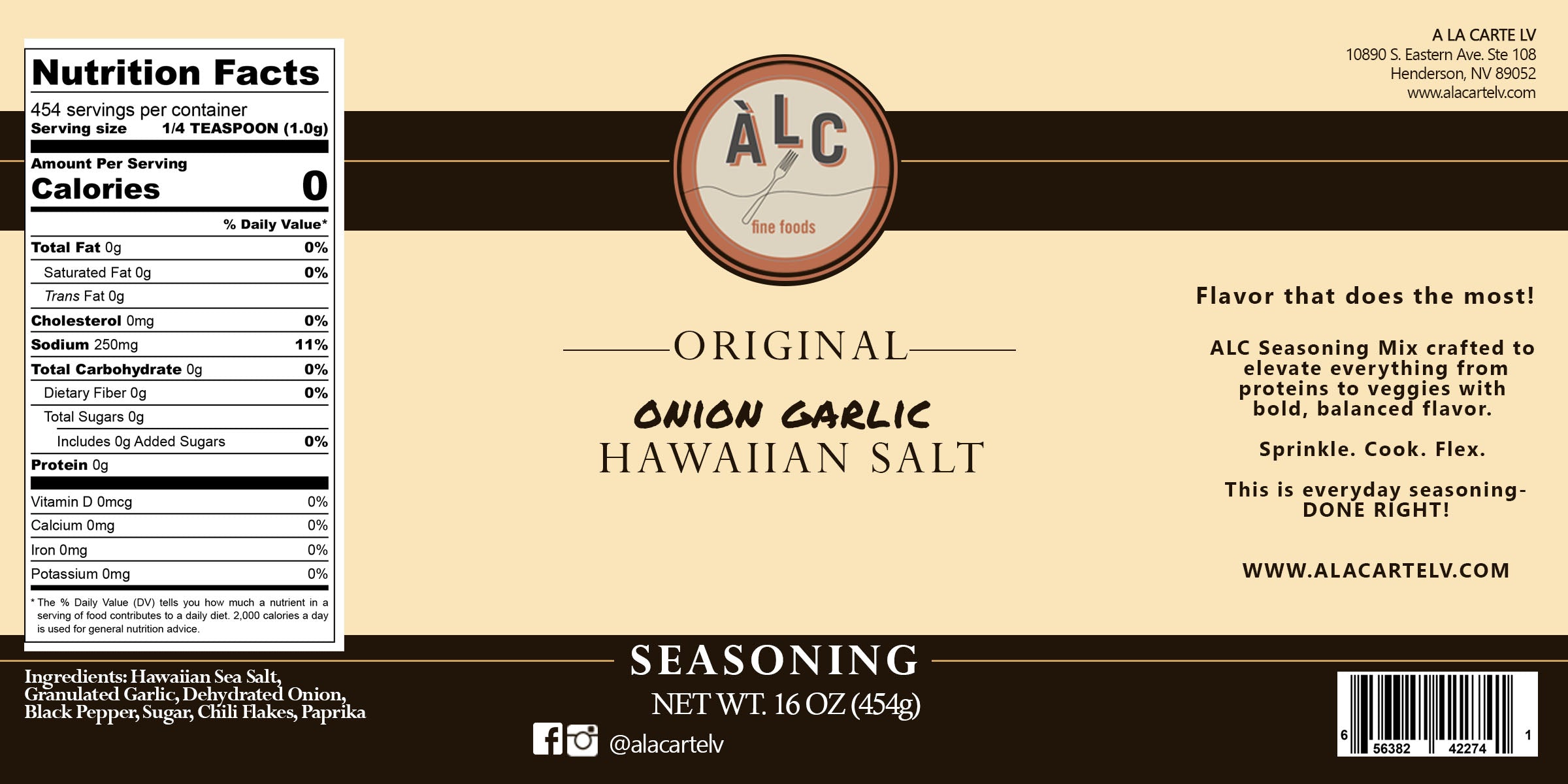 Onion Garlic Hawaiian Salt