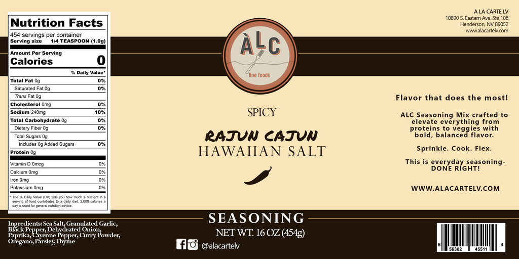 Rajun Cajun Hawaiian Salt